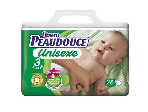 Couches Libero Peaudouce 5-10 Kg taille 3 28pcs