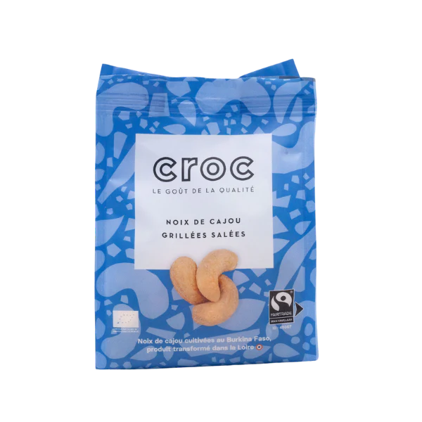 Croc Snacks Noix de Cajou Grillées Salées 70g