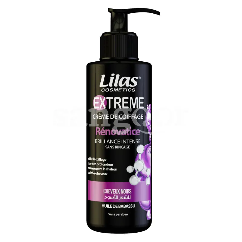 Crème De Coiffage Lilas Huile De Babassu 200ml
