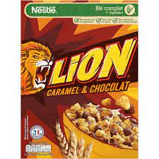 Céréales Lion Caramel & Chocolat 400g