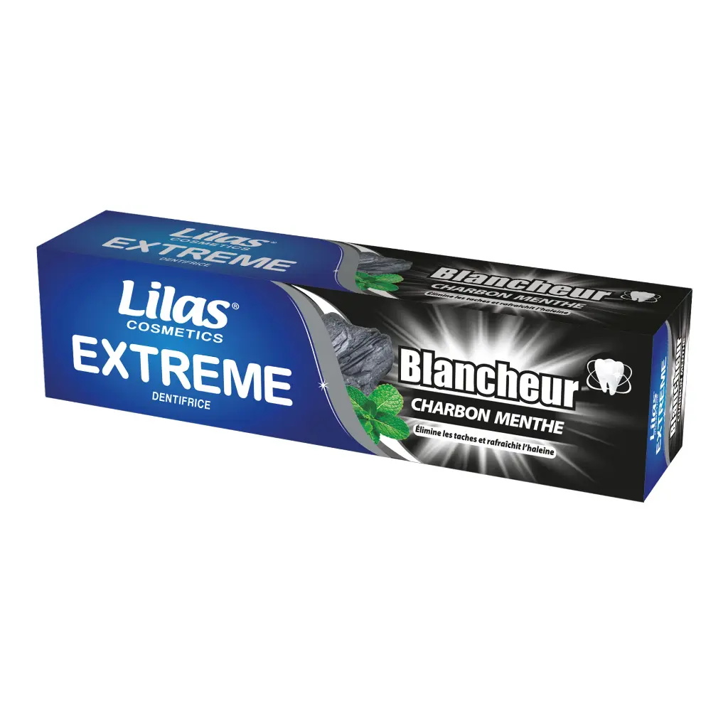 Dentifrice Fraicheur Menthe & Charbon Lilas 75ml