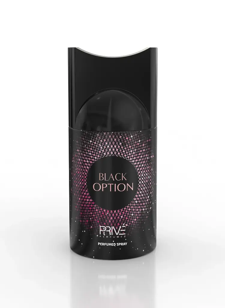 Déodorant Black Option Perfumed Spray 250ml