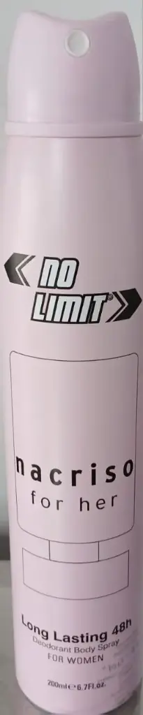 Déodorant No Limit Nacriso 200ml
