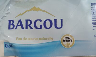 Eau Minérale Bargou 0.5L