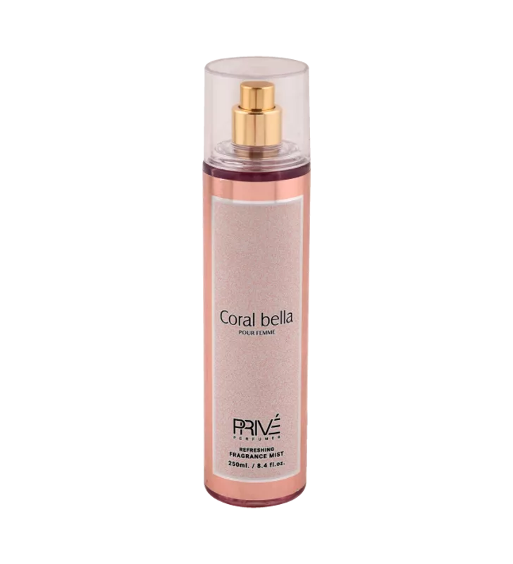 Eau de Parfum Coral bella Refreshing Fragrance 250ml