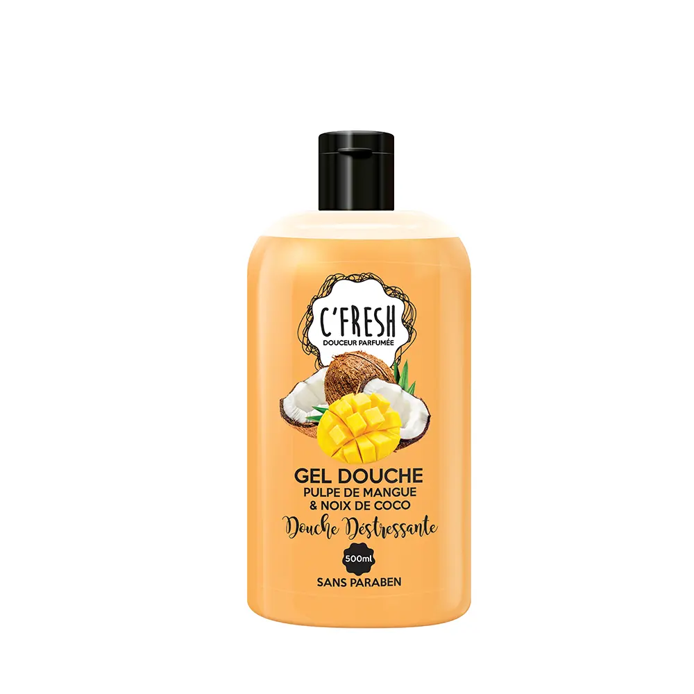 Gel Douche C'fresh Pulpe de Mangue et Noix de Coco 500ml
