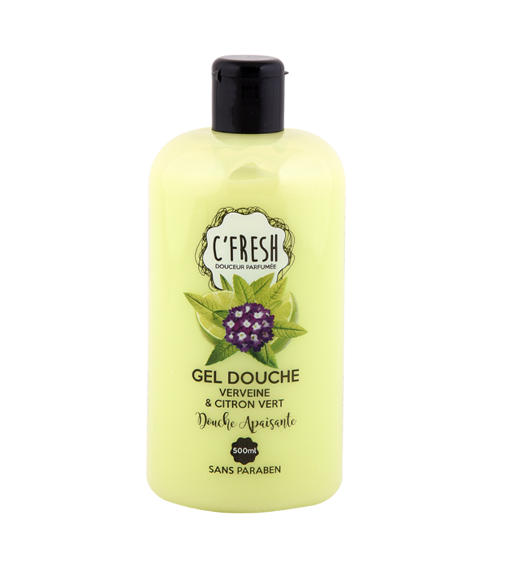 Gel Douche C'fresh Verveine et Citron Vert 500ml