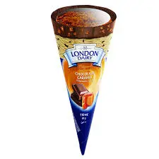 Glace Cornet London Dairy Chocolate Caramel
