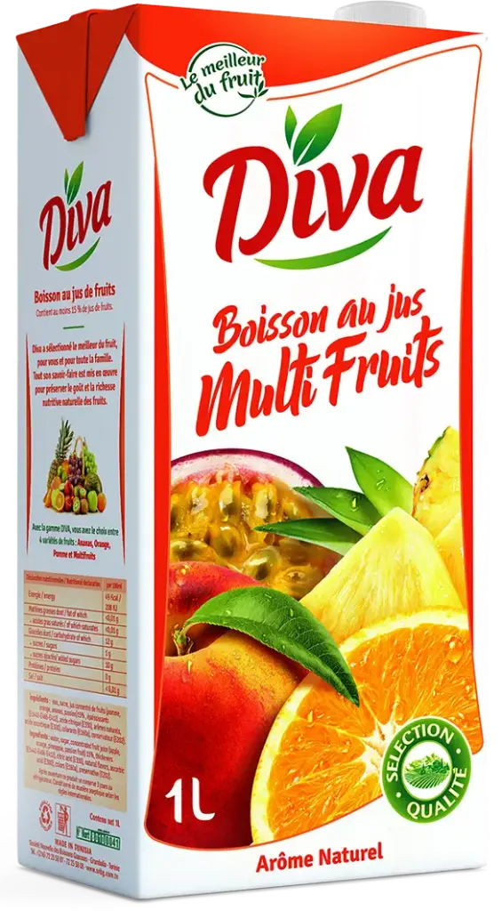 Jus Diva Multi Fruits 1L