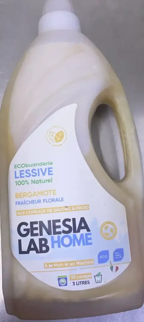 Lessive Liquide Genesia Bergamote 3L