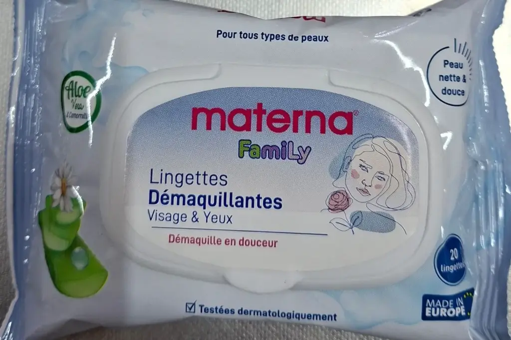 Lingettes Démaquillantes Materna 20Pcs