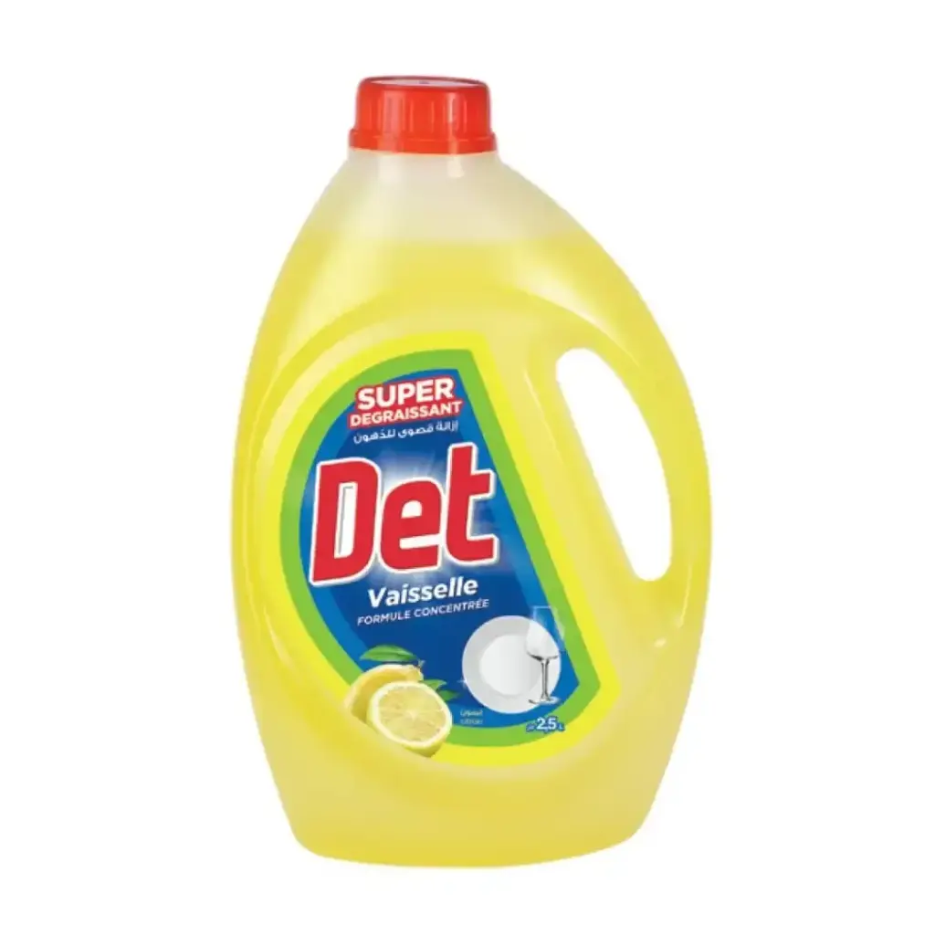 Liquide Vaisselle Det Super Concenctré  Citron 2.5L