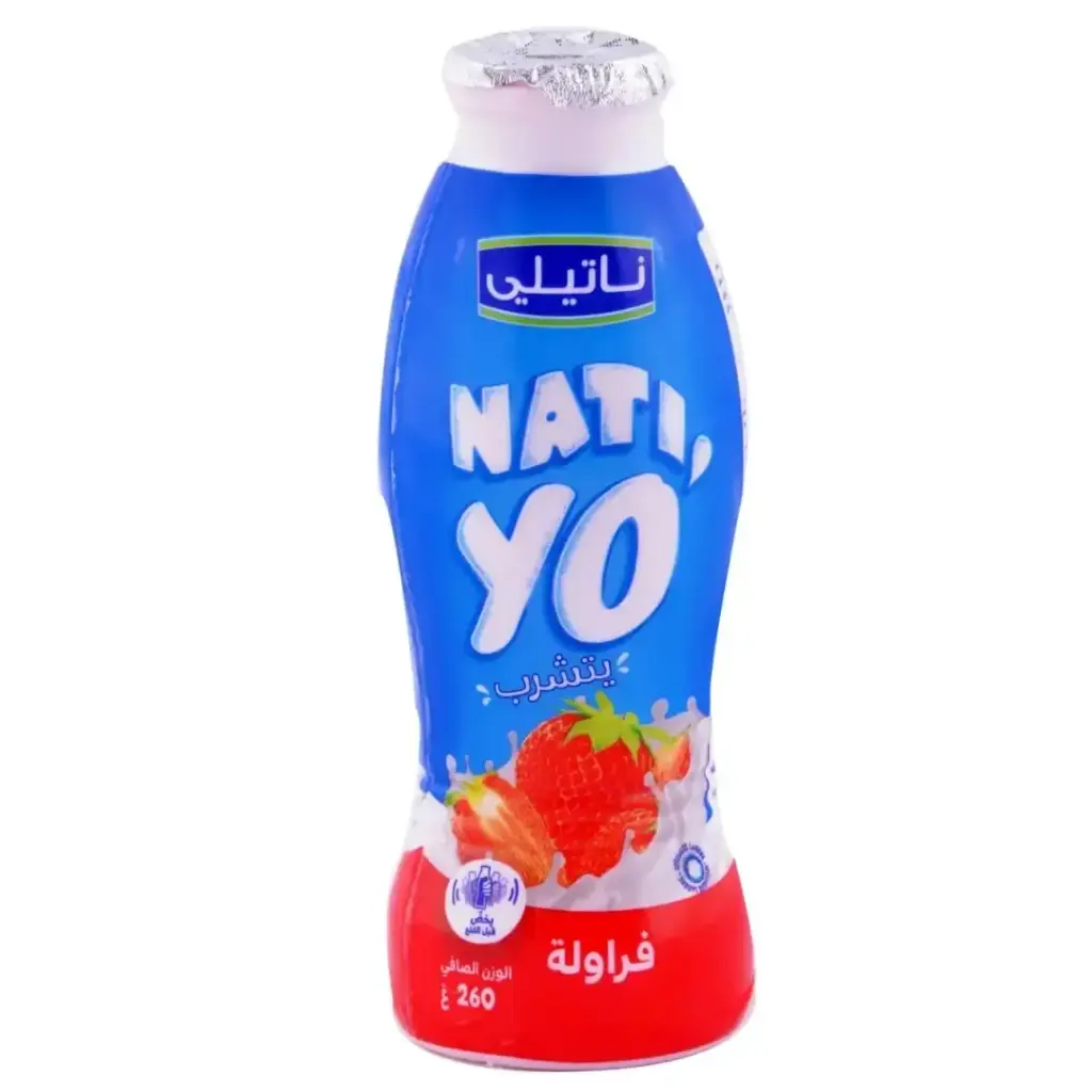 A boire Nati'yo Fraise Natilait 160g