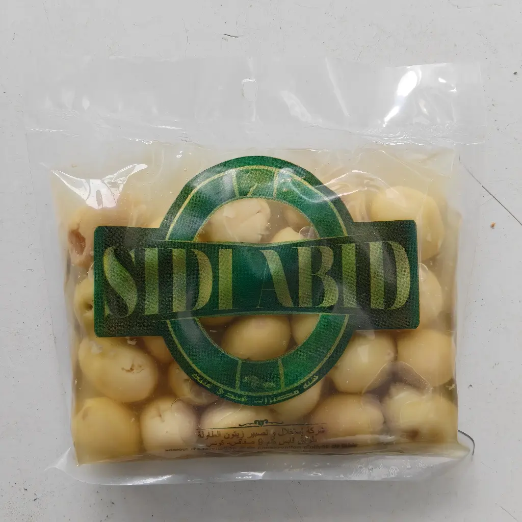Olives Vertes Dénoyautées Sidi Abid 185g