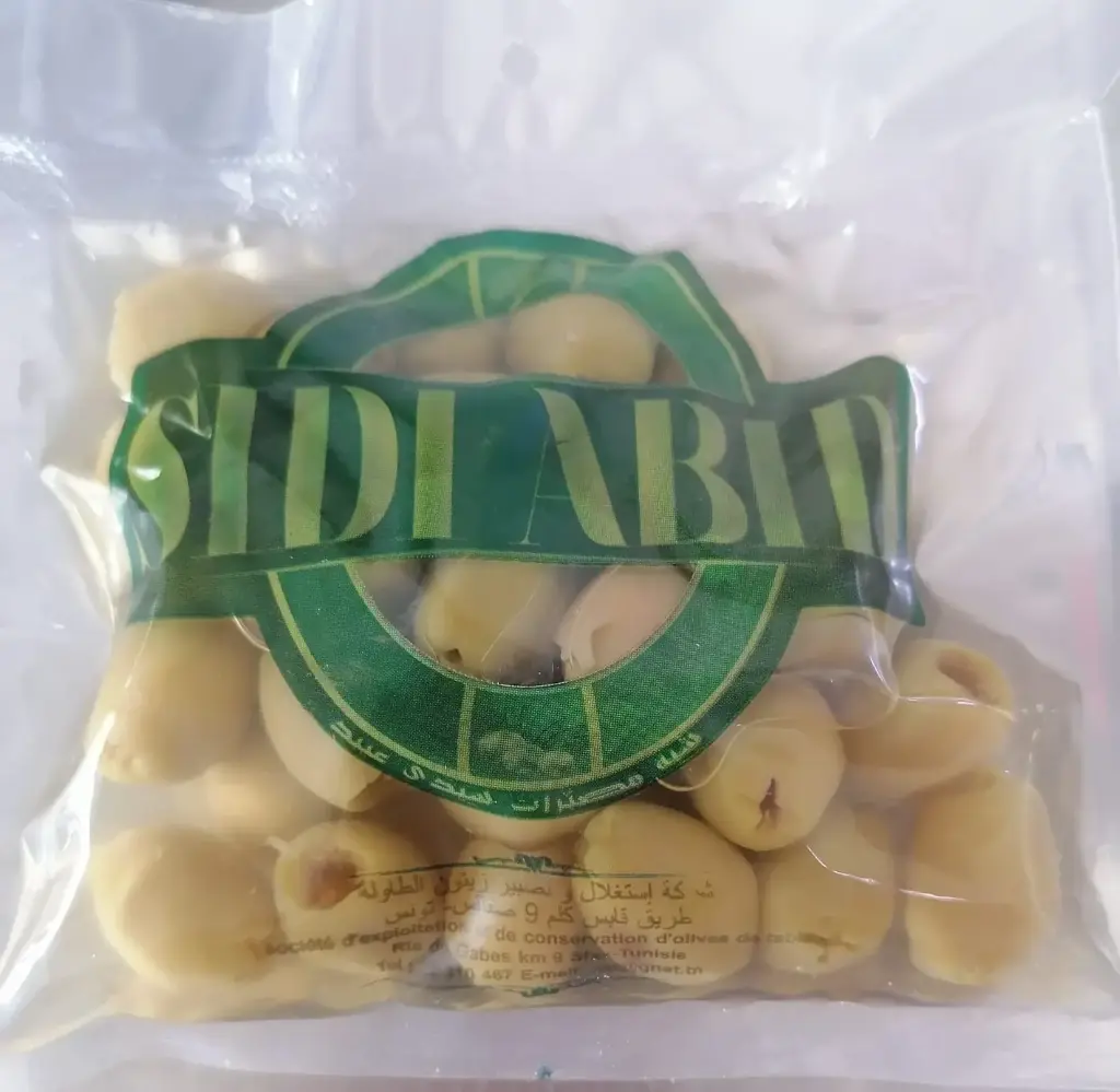 Olives Vertes Dénoyautées Sidi Abid 185g