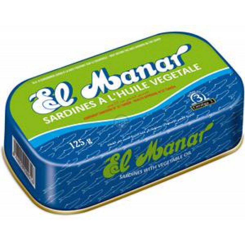 Sardine H. Végétale El Manar 125g