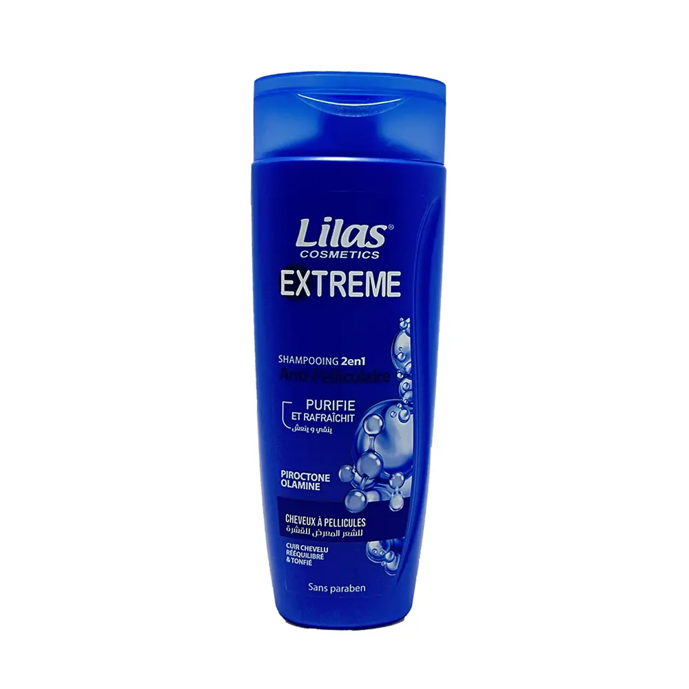 Shampoing Lilas Anti-Pelliculaire Bleu 2en1 350ml 