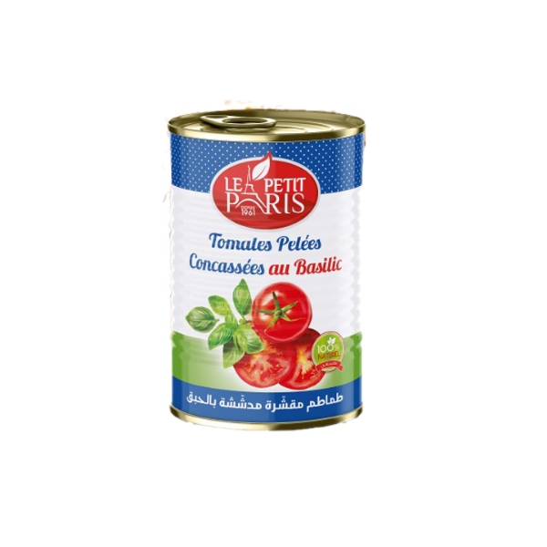 Tomates Concassées Au Basilic Petit Paris 400 g
