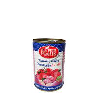 Tomates Pelées Concassées à l'ail le Petit Paris 400g