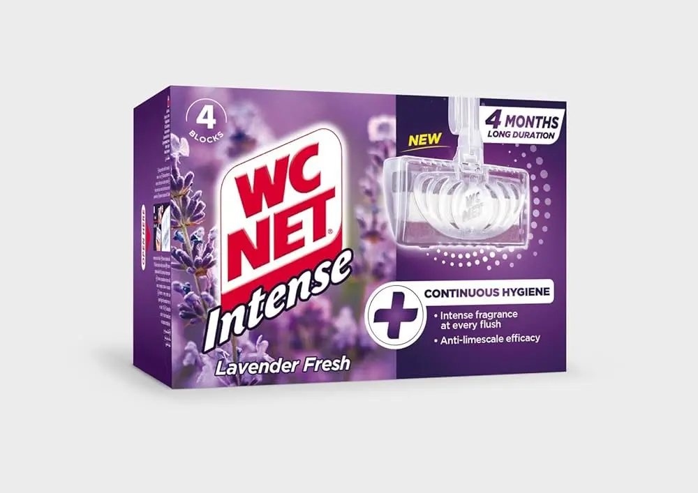 Nettoyant Cuvette WC NET Bloc Lavende Fresh 4pcs 