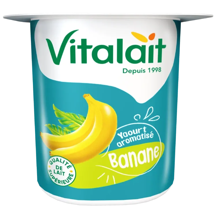 Yaourt Banane Vitalait 110g