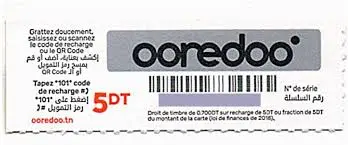 Recharge Ooredoo 5Dt