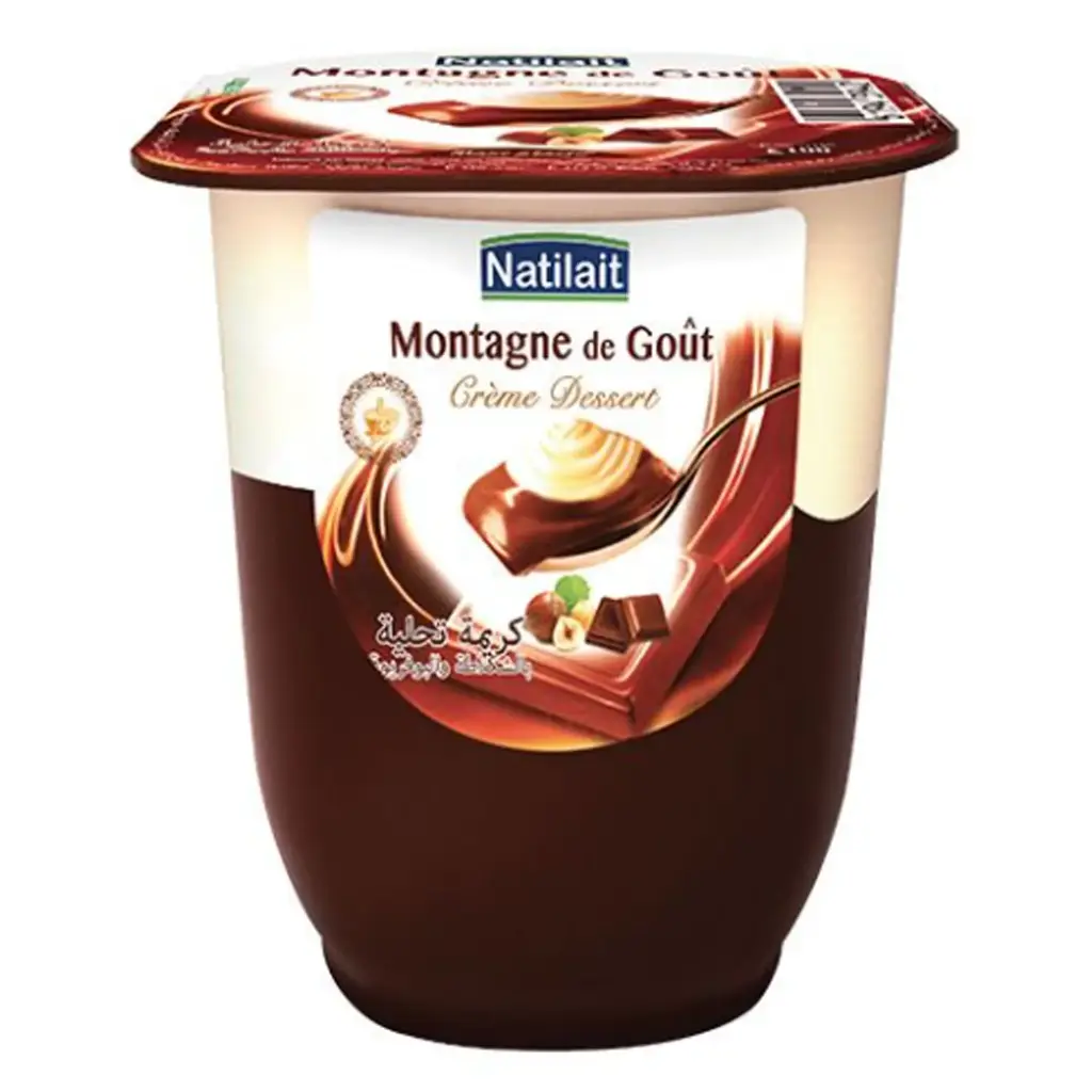 Crème Dessert Chocolat & Noisette Natilait 100g