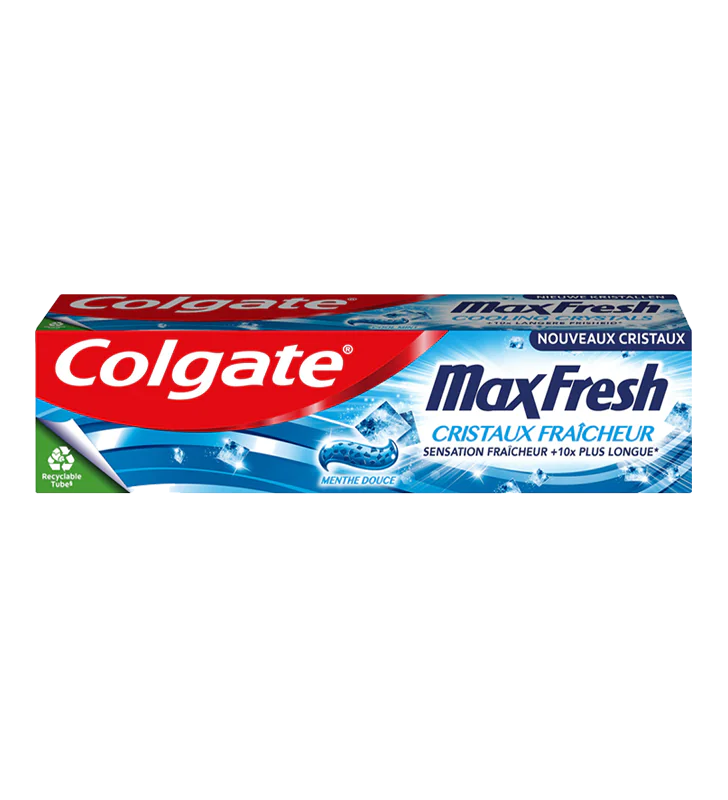 Dentifrice Maxfresh Cristaux Fraicheur Colgate 75ml