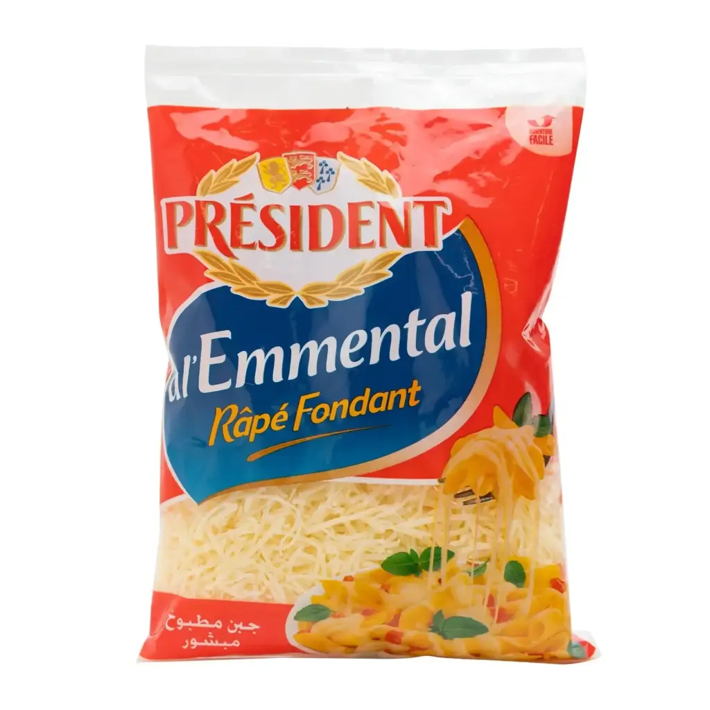 Fromage Rapé Fondant Emmental Président 120g