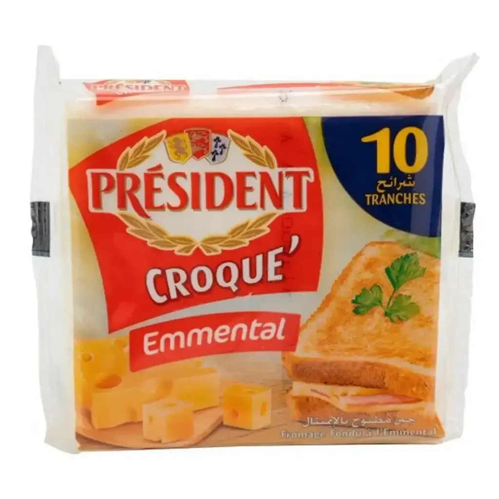 Fromage Croqué President 10 Tranches