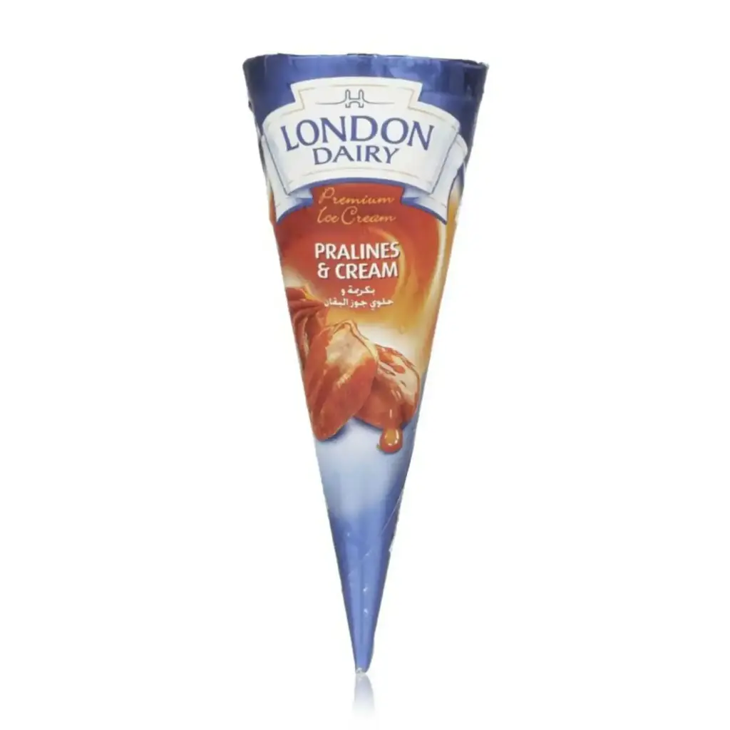 Glace Cornet London Dairy Pralines & Cream