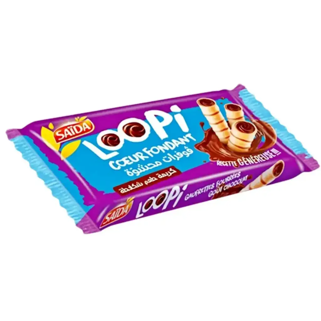 Gaufrettes Chocolat Loopi 100g 
