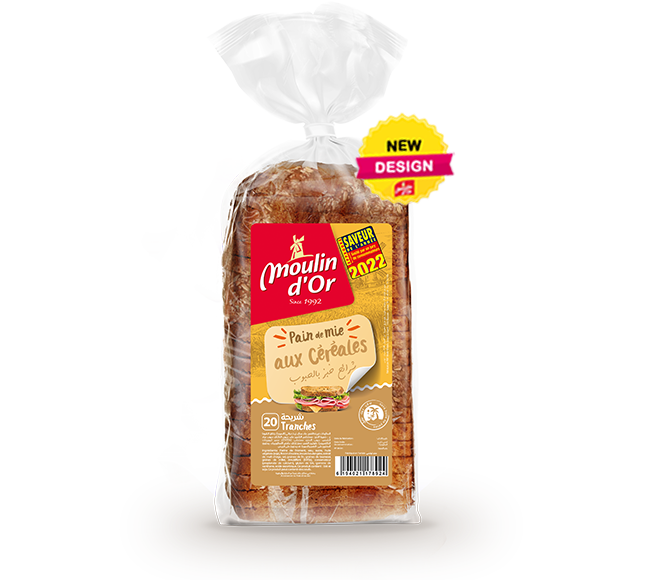 Pain De Mie Aux Céréales Moulin D'or  20pcs 