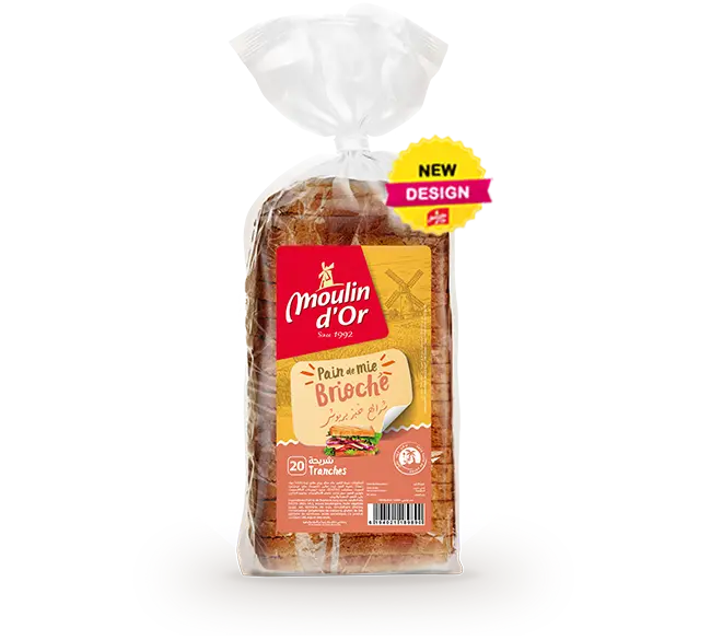 Pain De Mie Brioché Moulin d'Or 20pcs 