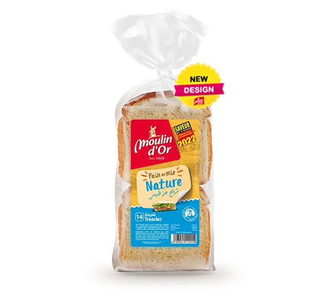 Pain De Mie Nature Moulin D'or 14pcs 