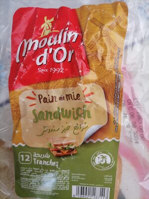 Pain Sandwich Moulin D'or 14pcs