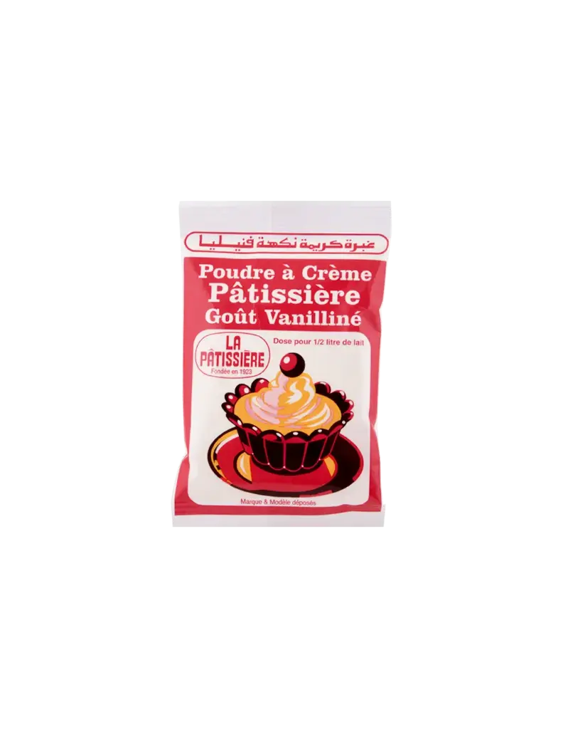 Poudre à crème Patissière Gout Vanilliné 40Gr