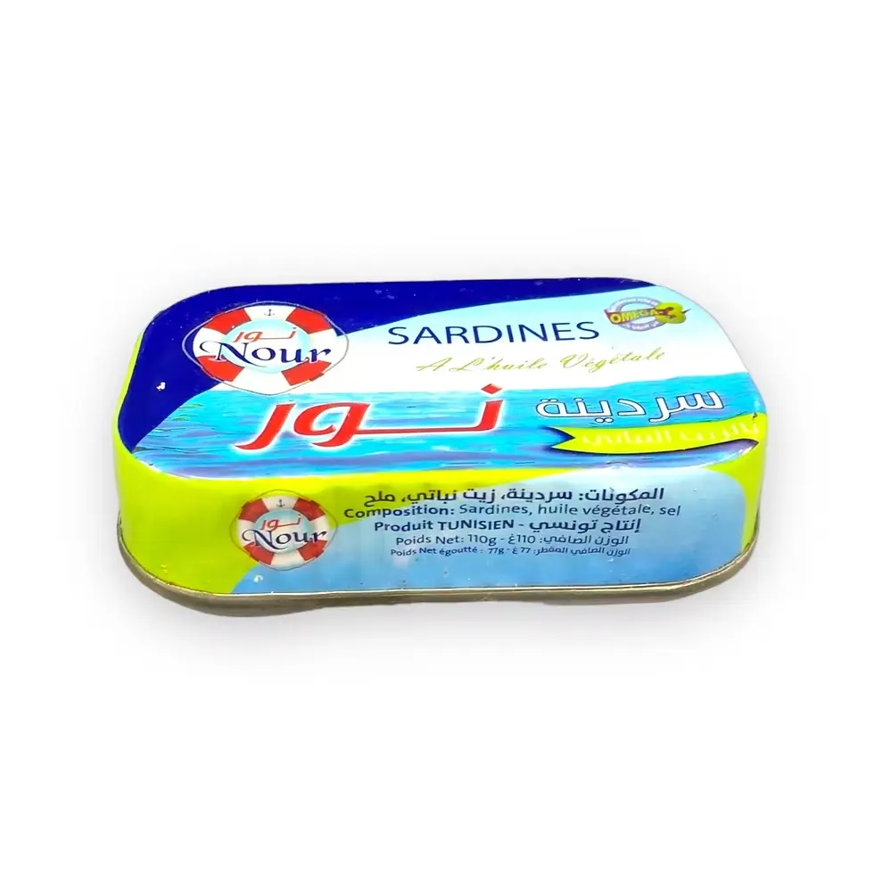 Sardines Nour Huile Végétale 110g
