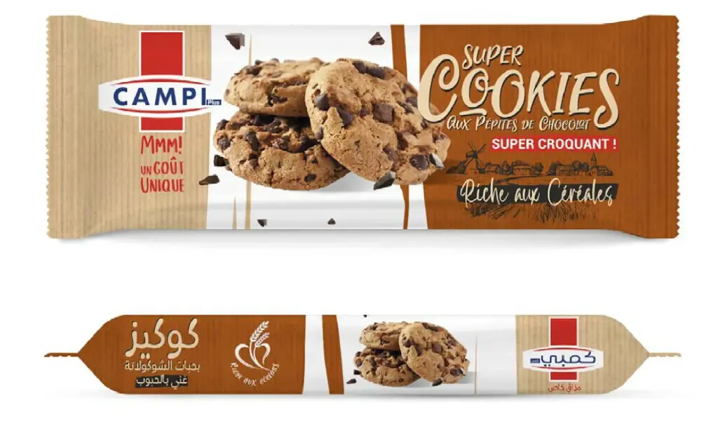 Biscuits Campi Cookies au Chocolat 90g