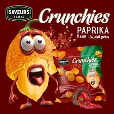 Cacahuétes Crunchies Paprika 30g