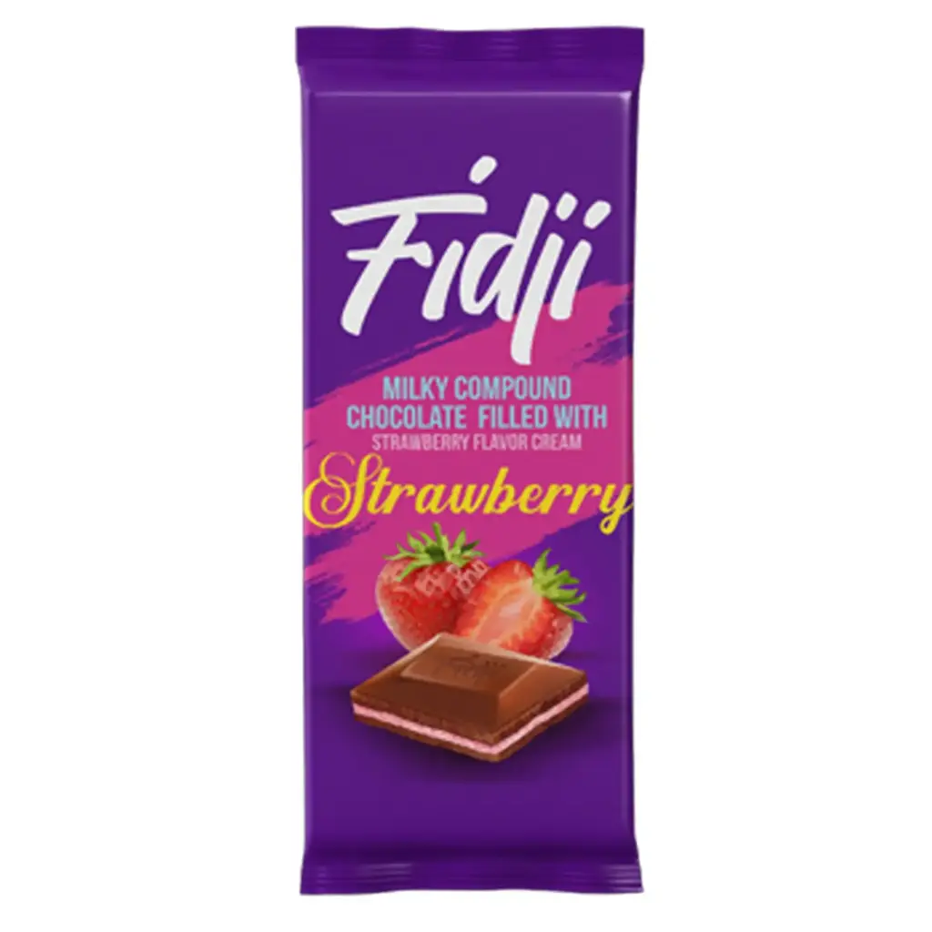 Fidji Chocolat Fraise 90g