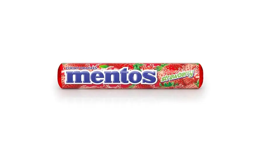 Mentos Chewingum Candy Strawberry 11pcs