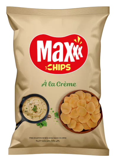 Chips de Pomme de Terre Sauce à la Créme Max 65g 