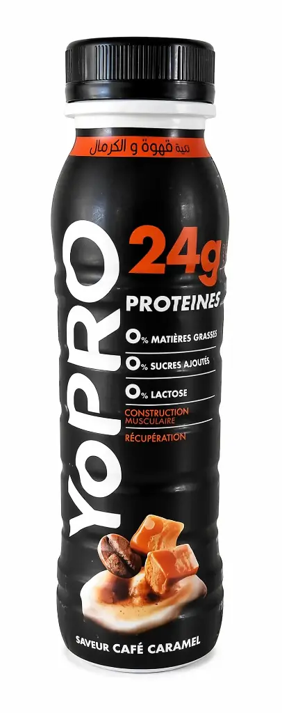 A boire Yopro 24g Proteines Café Caramel Delice 300g 