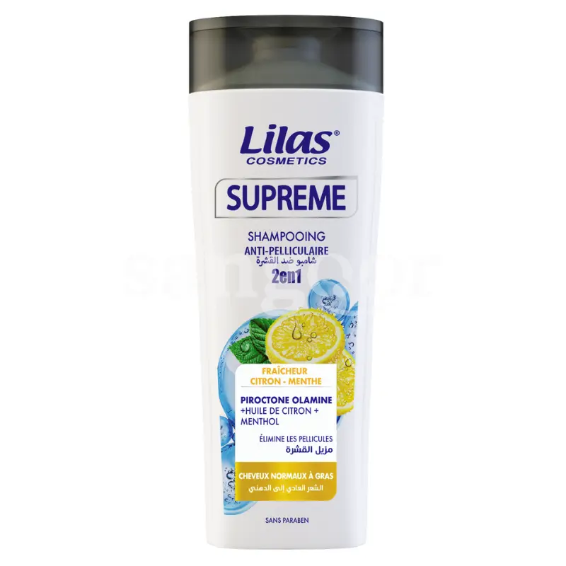 Shapmooing Lilas Anti-Pelliculaire Citron&Menthe 200ml