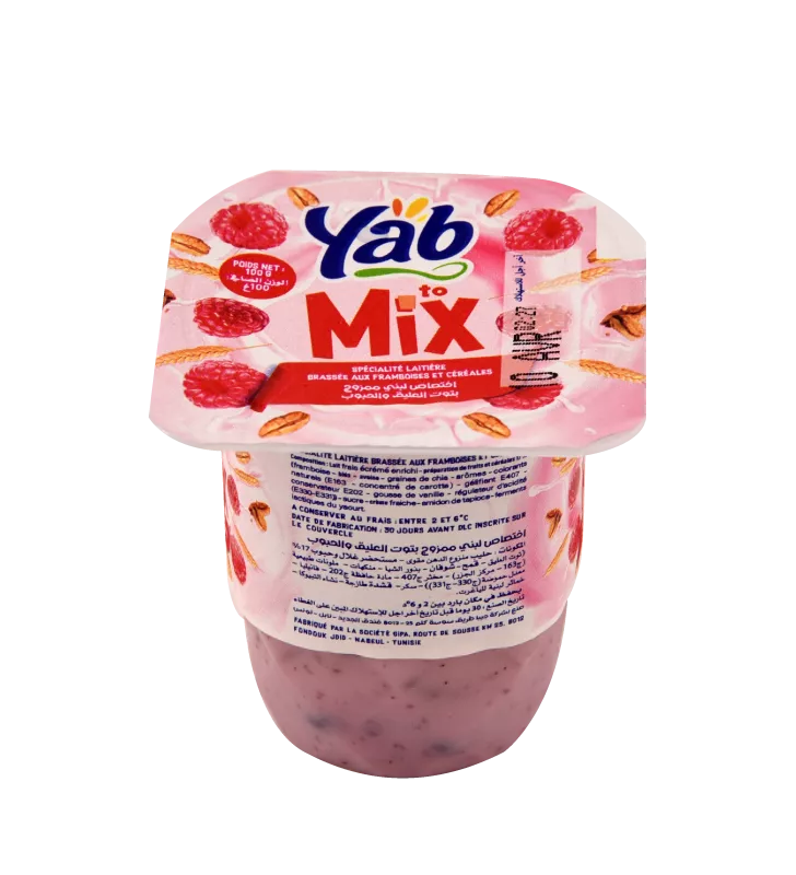 Yaourt Mix To Yab au Framboises 100g