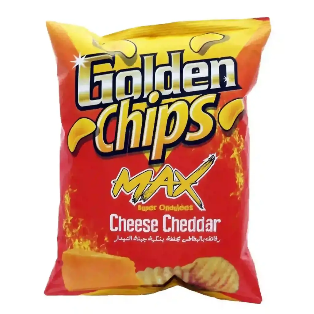 Golden Chips Max Cheese Cheddar 70g