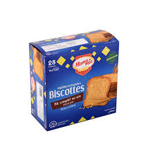 Biscottes Artisanal MamaMia Blé complet au son 28 pieces 280g