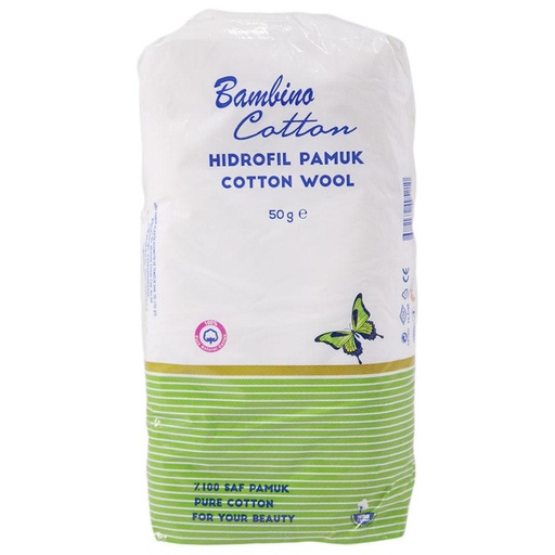 Cotton Wool Hidrofil 50g