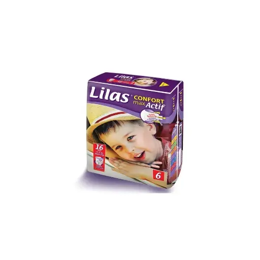 Couches Lilas Confort 16Kg + 16pcs